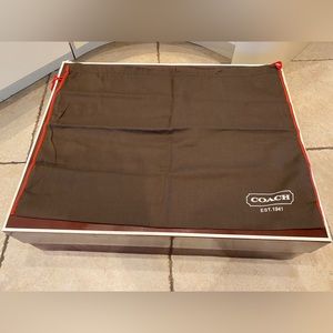 Coach Dustbag with Red Stitching. BRAND NEW